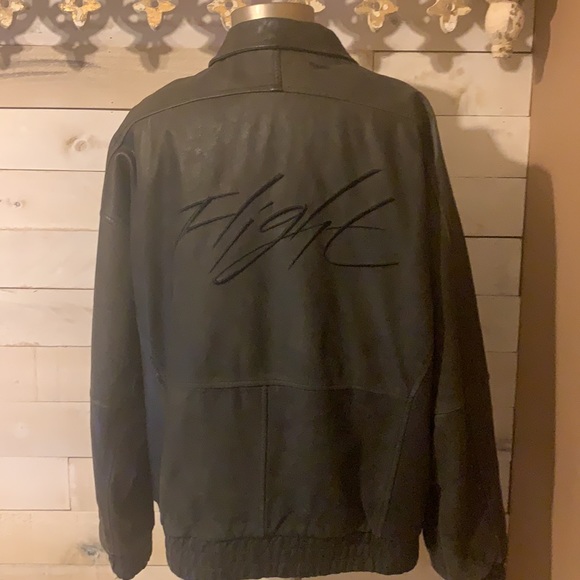 Vintage Nike leather Jordan Flight jacket
